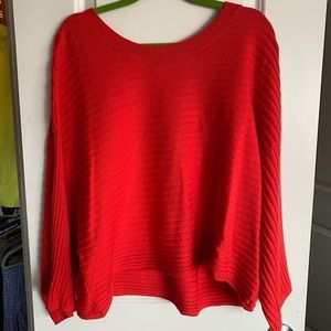 Cute Oversized Red Sweater